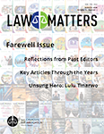 Law Matters Summer 2020 cover